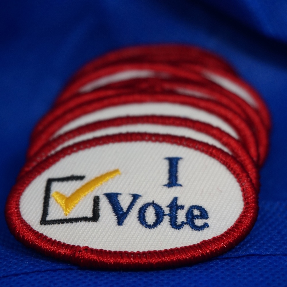 I Vote Iron-on Patch!!